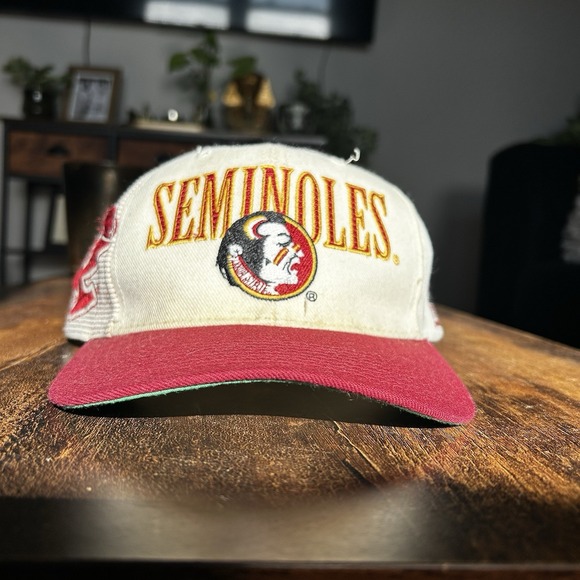 Florida State Seminoles Vintage Sports Specialties Laser Snapback Cap Hat‎